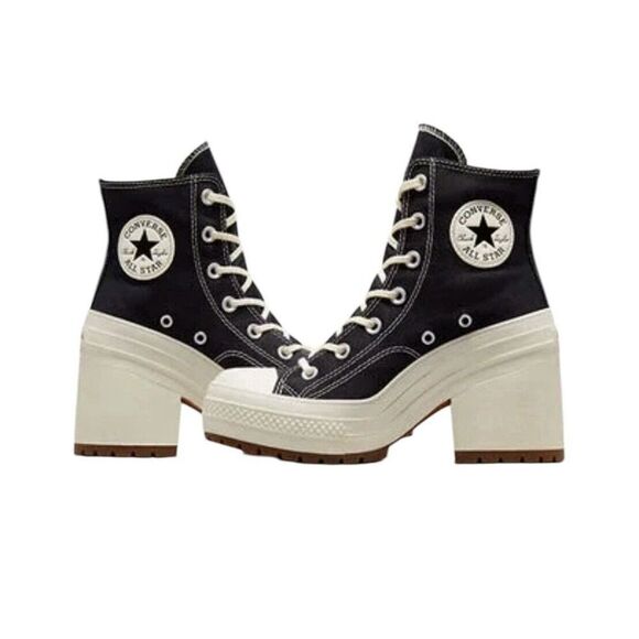 New Men Converse Chuck 70 De Luxe Heel Shoes Sneaker Boots Black - A05347C - Picture 5 of 9